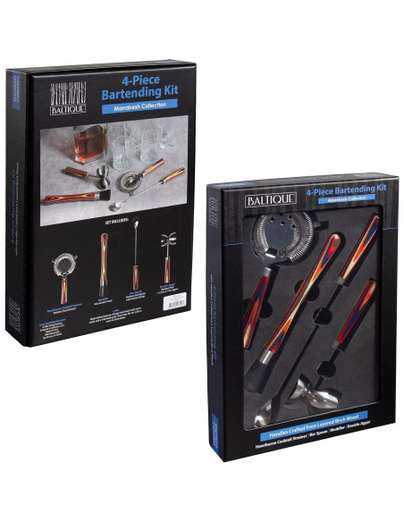 Kit de Bartender Totally Bamboo Marrakesh 4 Piezas