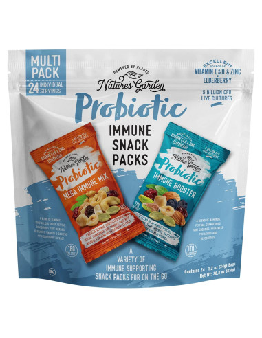Snacks Inmunitarios Probioticos Nature's Garden 816g - Veganos