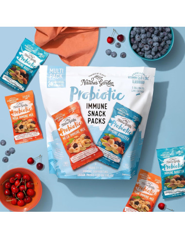 Snacks Inmunitarios Probioticos Nature's Garden 816g - Veganos