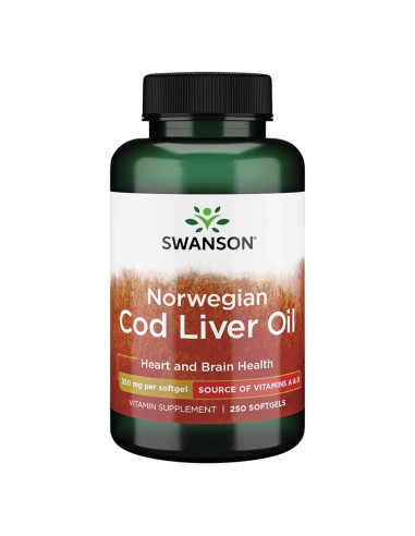 Aceite de Hígado de Bacalao Swanson 1250 IU A 250 Geles