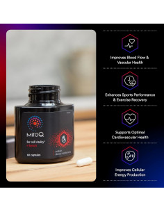 MitoQ +Corazón CoQ10 Antioxidante 60 Cápsulas - Salud Cardiovascular 2