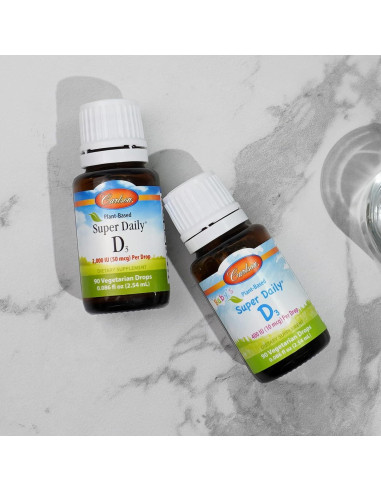 Gotas de Vitamina D3 Vegetal Carlson para Bebés 90 gotas