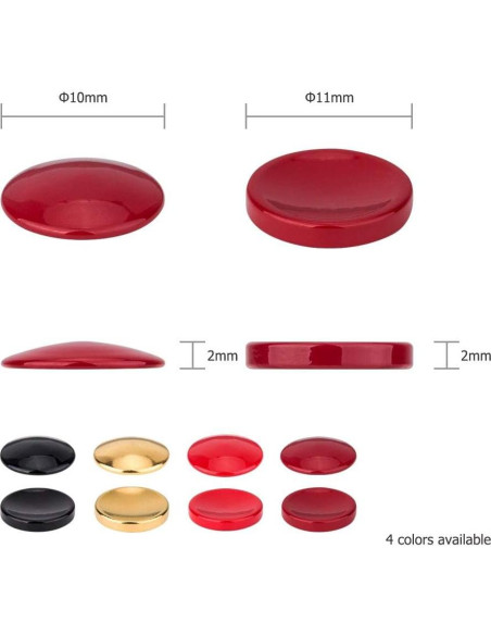 Tapa de Botón de Obturador 2X Jinjiacheng para Cámaras Sony y Canon