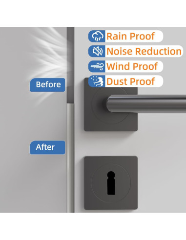 Tira de Sellado Aislante KNEELISA 2Pcs 498.4cm Marrón