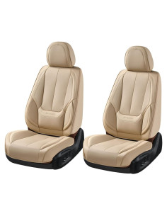 Cubiertas de Asientos Delanteros Coverado SCU003 Beige Impermeable