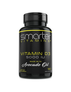Vitamina D3 5000 UI Smarter en Aceite de Aguacate 90 Mini Gelatinas