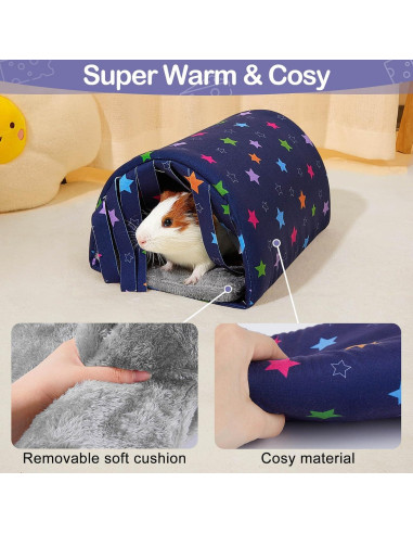 Túnel Lavable para Cobayas Unicorn Catcher 30x20x18cm Azul