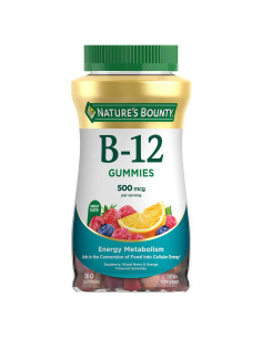 Gomitas de Vitamina B12 Nature's Bounty 500mcg 160 Conteo
