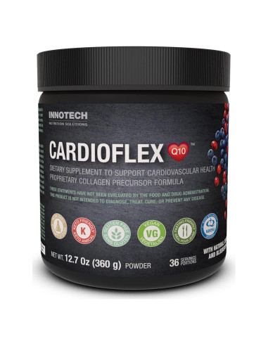 CardioFlex Q10 Arándano 360g - Suplemento Cardiovascular INNOTECH