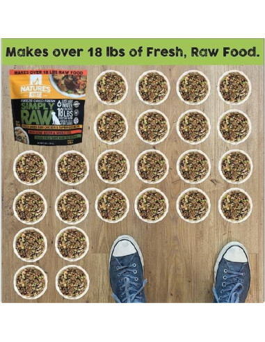 Comida Cruda Deshidratada al Vacío Dieta Natural 1.36 kg Pollo