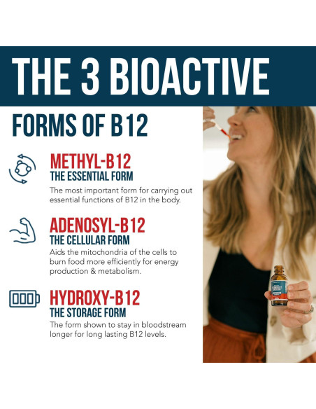 Vitamina B12 Orgánica 5000 mcg Triquetra Health - Sublingual Vegano