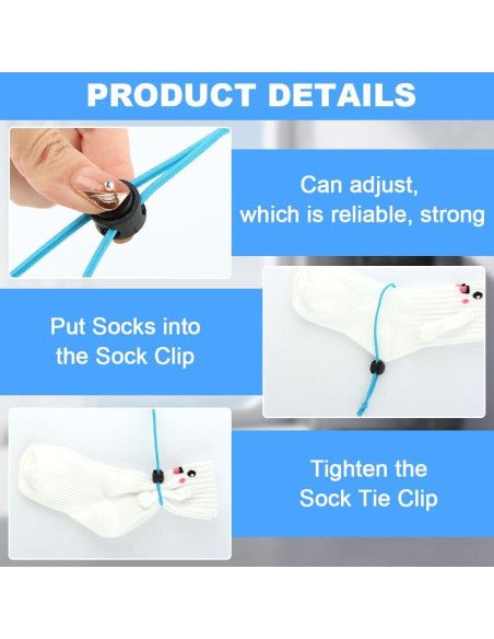 Clip de Calcetines QWLWBU 30 Piezas Organizador Lavandería