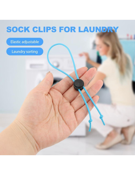 Clip de Calcetines QWLWBU 30 Piezas Organizador Lavandería