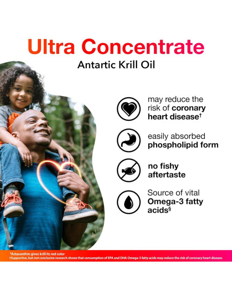 MegaRed Aceite de Kril Antártico 750mg Omega 3 80 Softgels