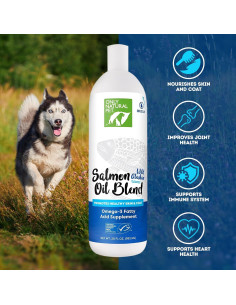 Aceite de Salmón Salvaje de Alaska Solo Natural 590ml Omega 3 y 6 2