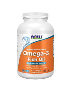 NOW Foods Omega-3 1000 mg 180 EPA 120 DHA 500 Gelatinas