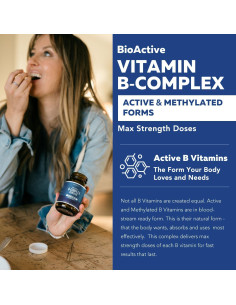 Complejo de Vitaminas B Triquetra Health - 60 Porciones Metiladas 2