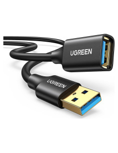 Cable de Extensión USB 3.0 UGREEN 1m Macho a Hembra 5Gbps