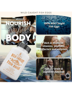 Suplemento Omega-3 Huevos de Pescado Ancestrales 180 Cápsulas 2