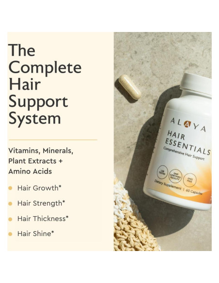 Suplemento para el Cabello Alaya Hair Essentials 30 Días