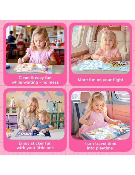 Libro de Pegatinas CutteeyFyry para Pintar por Números - 21x23 cm