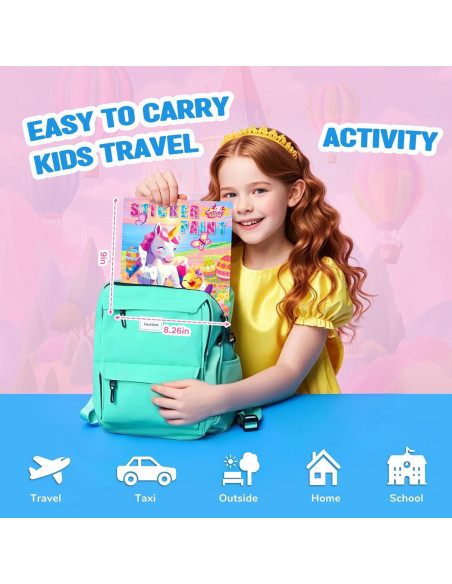 Libro de Pegatinas CutteeyFyry para Pintar por Números - 21x23 cm