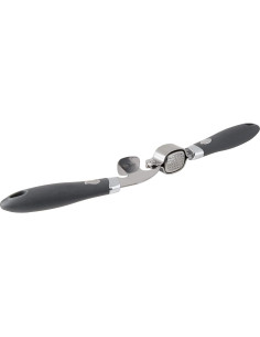 Prensa de Ajo Tovolo de Acero Inoxidable con Agarre de Silicona 2