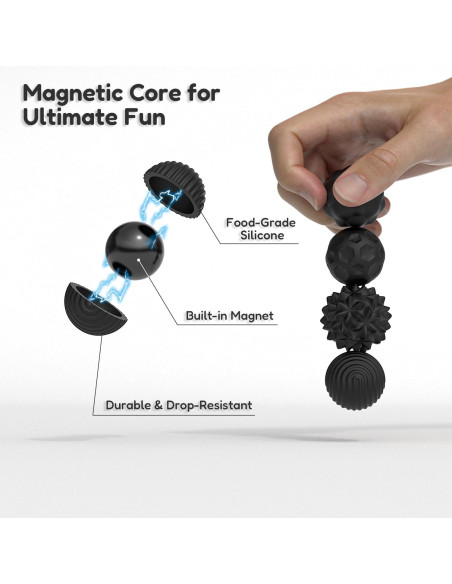 Bola Sensorial Magnética Grande Azooken - Alivio Estrés Adultos Bola Sensorial Magnética Grande Azooken - Alivio Estrés Adultos