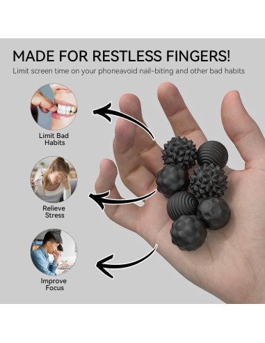 Bola Sensorial Magnética Grande Azooken - Alivio Estrés Adultos