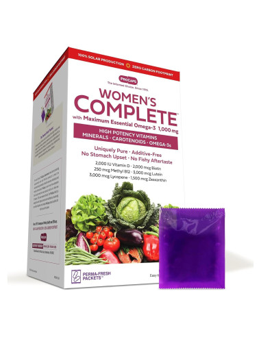 Multivitamina Completa para Mujeres Andrew Lessman 120 Cápsulas con Omega-3