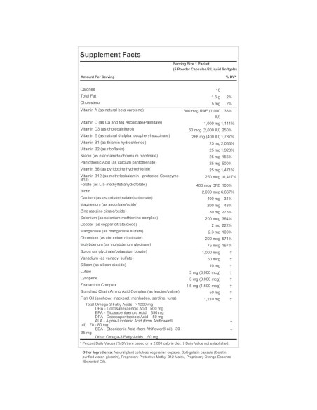 Multivitamina Completa para Mujeres Andrew Lessman 120 Cápsulas con Omega-3