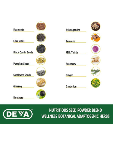 Multivitamina Vegana Deva Tuba Prime 90 Tabletas - Alta Potencia