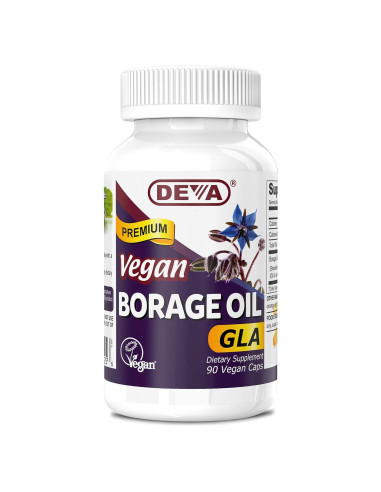 Aceite de Borraja Deva 500mg - 90 Tabletas Veganas Omega-6