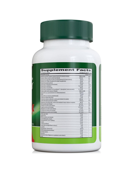 Multivitamina Vegana Deva Tuba Prime 90 Tabletas - Alta Potencia