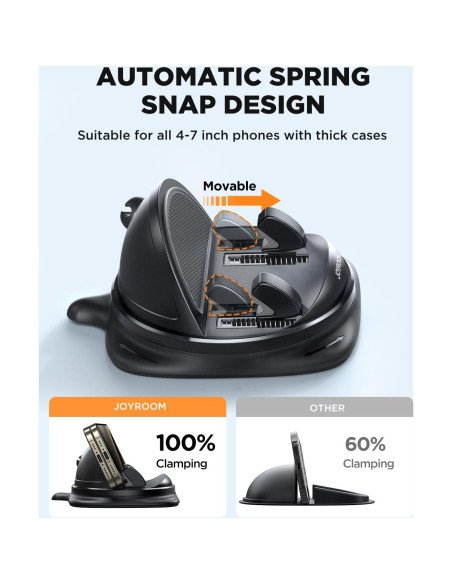 Soporte para Teléfono de Coche JOYROOM JR-ZS354-BK Ajustable 360