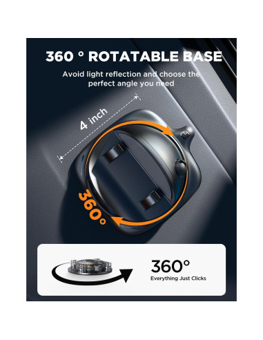 Soporte para Teléfono de Coche JOYROOM JR-ZS354-BK Ajustable 360