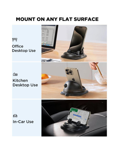 Soporte para Teléfono de Coche JOYROOM JR-ZS354-BK Ajustable 360