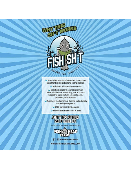 Acondicionador de Suelo Orgánico Fish Head Farms 120ml - Mejora Rendimiento y Sabor