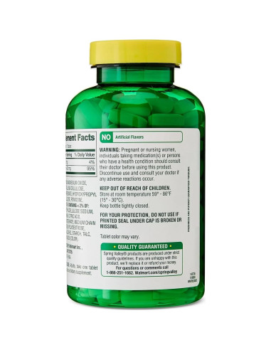 Suplemento de Magnesio 400mg Genérico - 250 Tabletas para Huesos y Músculos