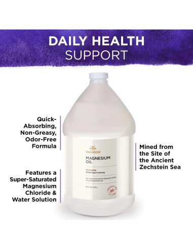 Spray de Aceite de Magnesio Swanson 1.9L - Relajación Muscular