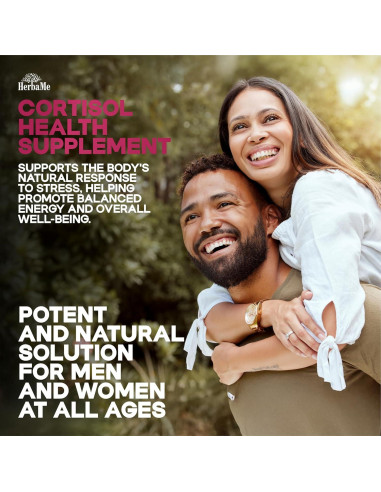 Suplemento de Cortisol y Estado de Ánimo Ashwagandha 120 Cápsulas