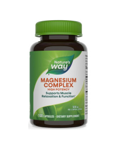Complejo de Magnesio Nature's Way 100 Cápsulas - Relajación Muscular