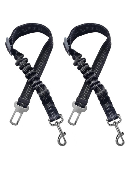 Arnés de Coche Ajustable para Perros y Gatos Yiaizhuo - 2 Paquetes