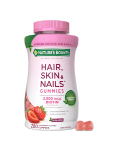 Gomas de Pectina Nature's Bounty para Cabello, Piel y Uñas - 200 Unidades