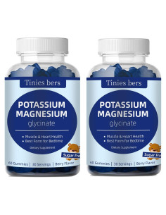 Gomitas de Potasio y Magnesio Tinies Bers 120 g Sin Azúcar
