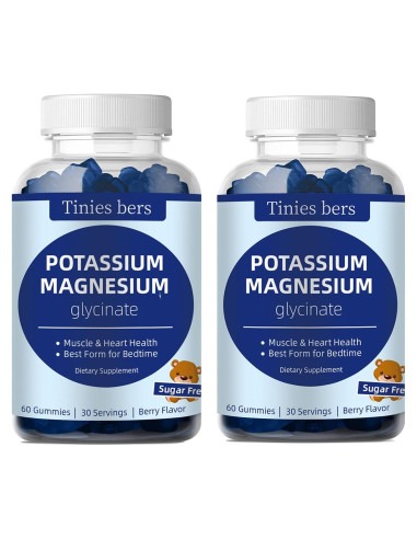 Gomitas de Potasio y Magnesio Tinies Bers 120 g Sin Azúcar