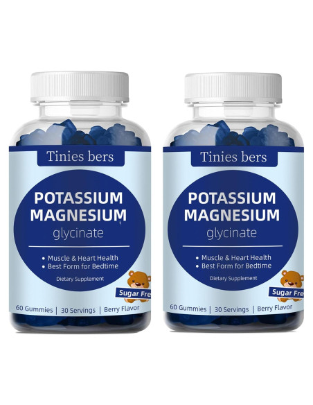 Gomitas de Potasio y Magnesio Tinies Bers 120 g Sin Azúcar