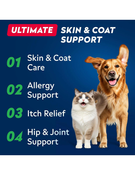 Aceite de Salmón Salvaje StrellaLab 236.6 ml - Omega 3 para Perros