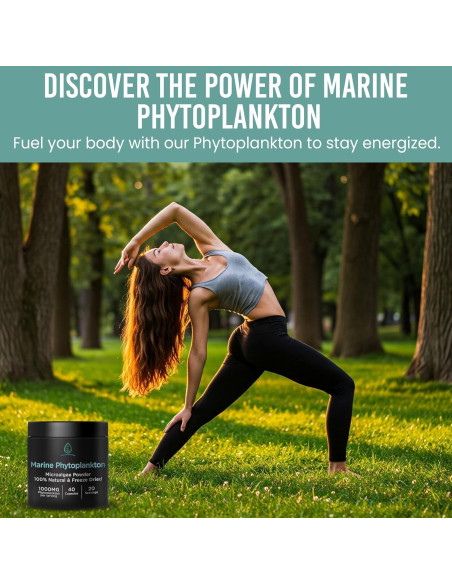Cápsulas de Fitoplancton Marino Holistic Bin 40g | Suplemento Vegano Omega 3