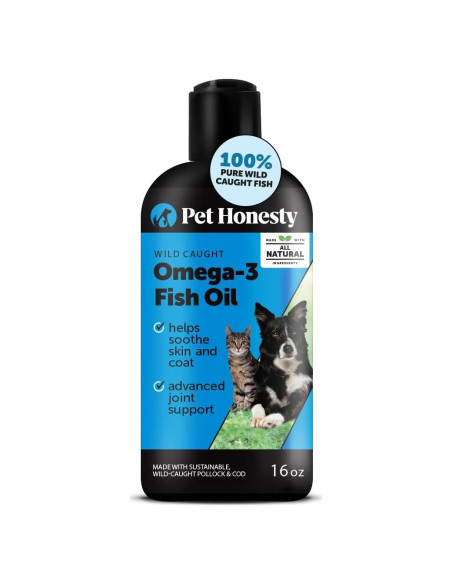 Suplemento Aceite de Pescado Omega 3 Pet Honesty 473ml